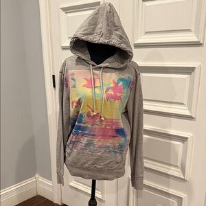 American Eagle T-Shirt Hoodie with Colorful Bird Print